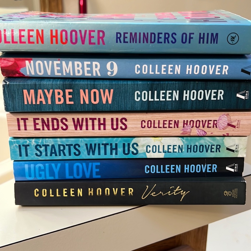 Colleen Hoover collection of 7 books.